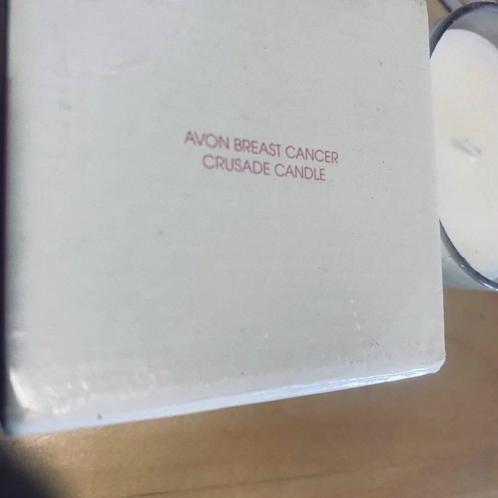 Avon 2-Breast Cancer 1999 &‎ 2003 Candles NIB-scented-Relaxing